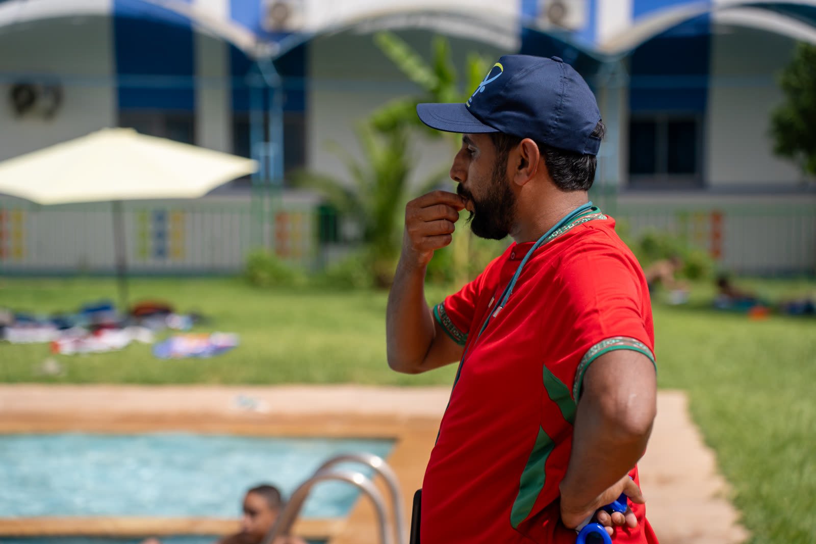 Poolside supervision at a past Nawrass session
